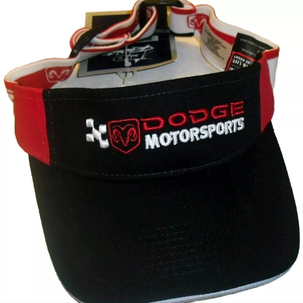 Dodge Motorsports Nascar Vintage 90s Visor Hat Brand New Car Automobile